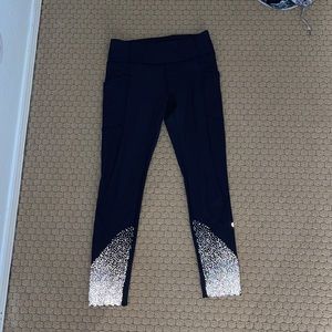 Navy blue lululemon leggings